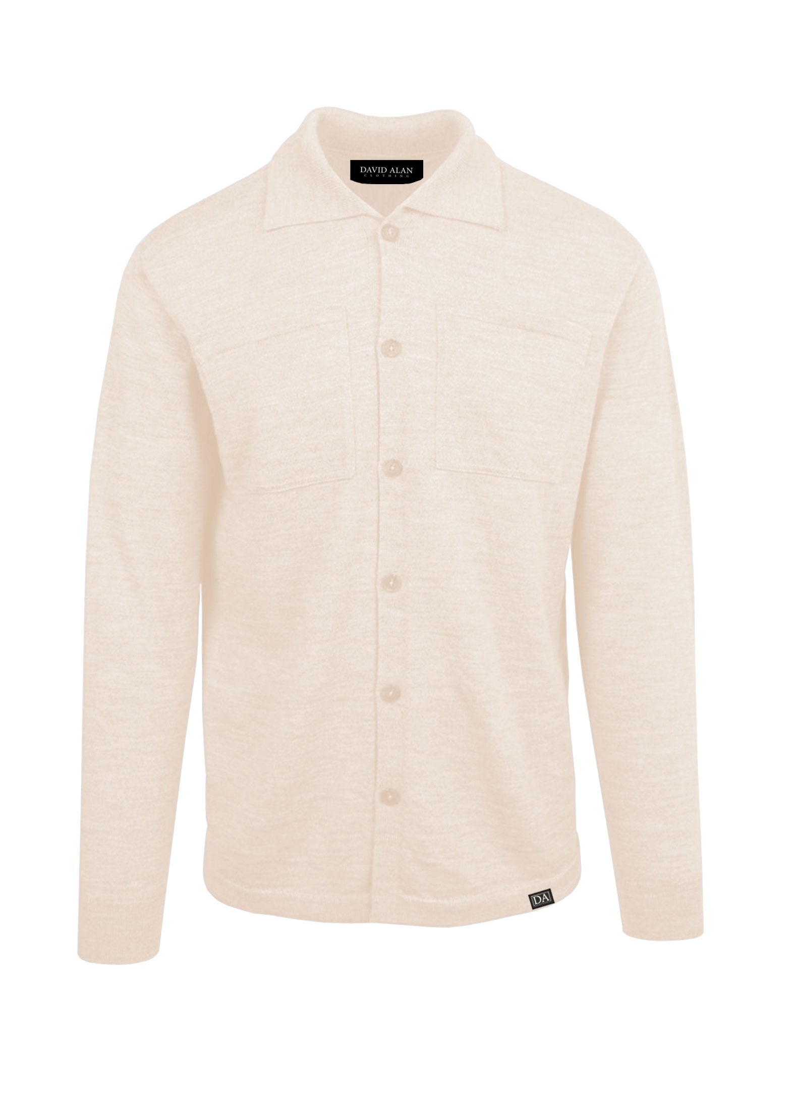 Button-Up Long Sleeve Polo