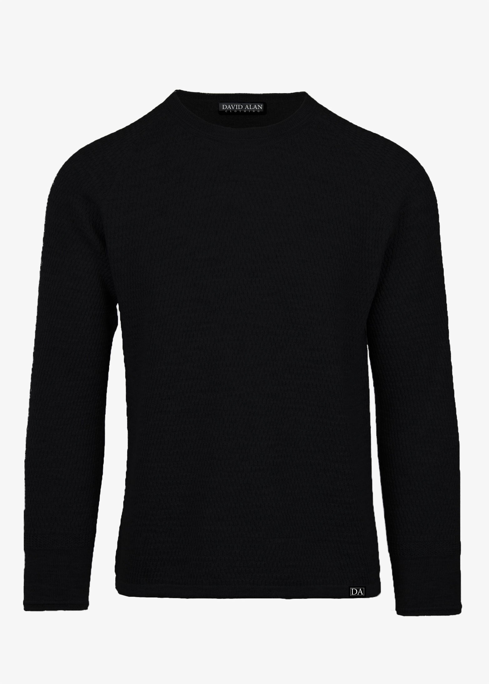 Mini Cable Raglan Long Sleeve Crew